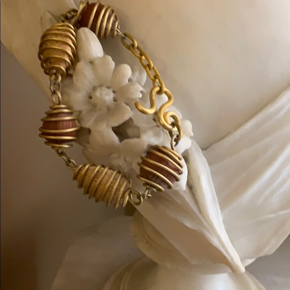 Jill Fagan 1960s Wire Wrapped  Bracelet